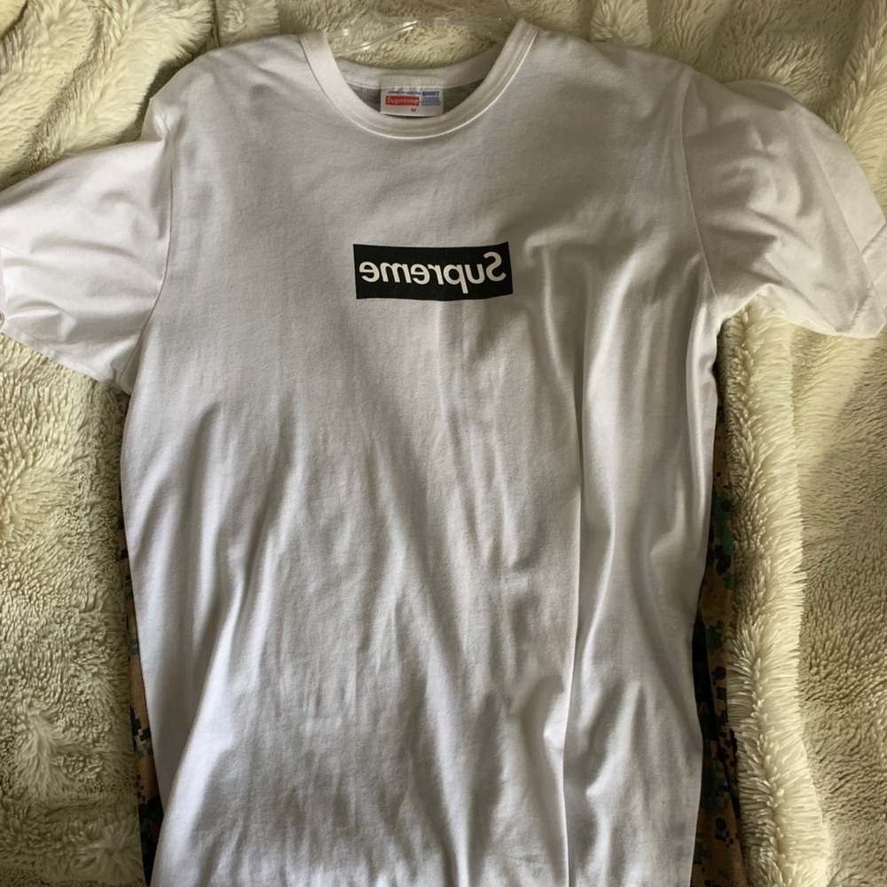Supreme x Comme des Garçons Box logo tee